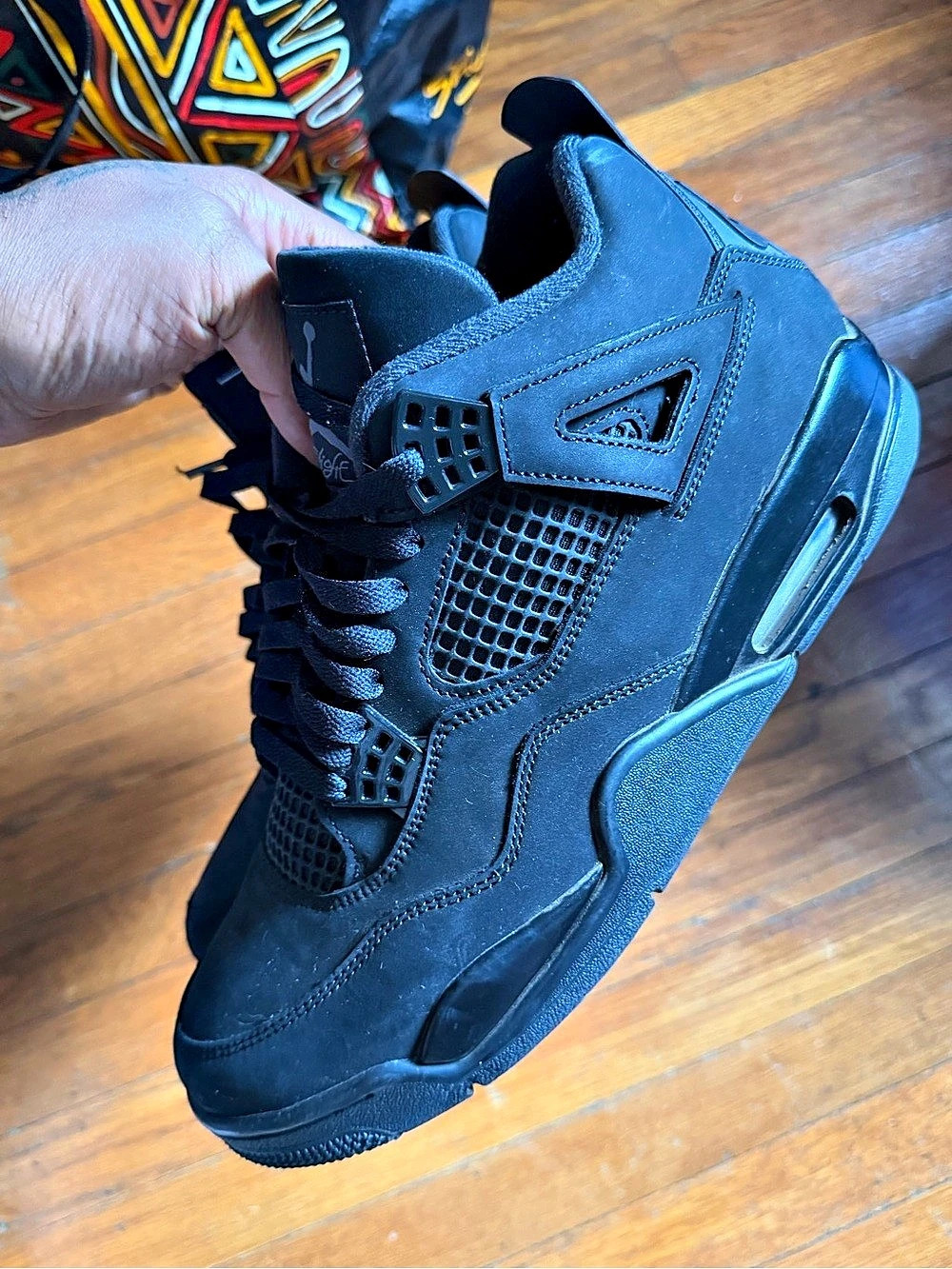 Nike Air Jordan 4 Black cat   US 11